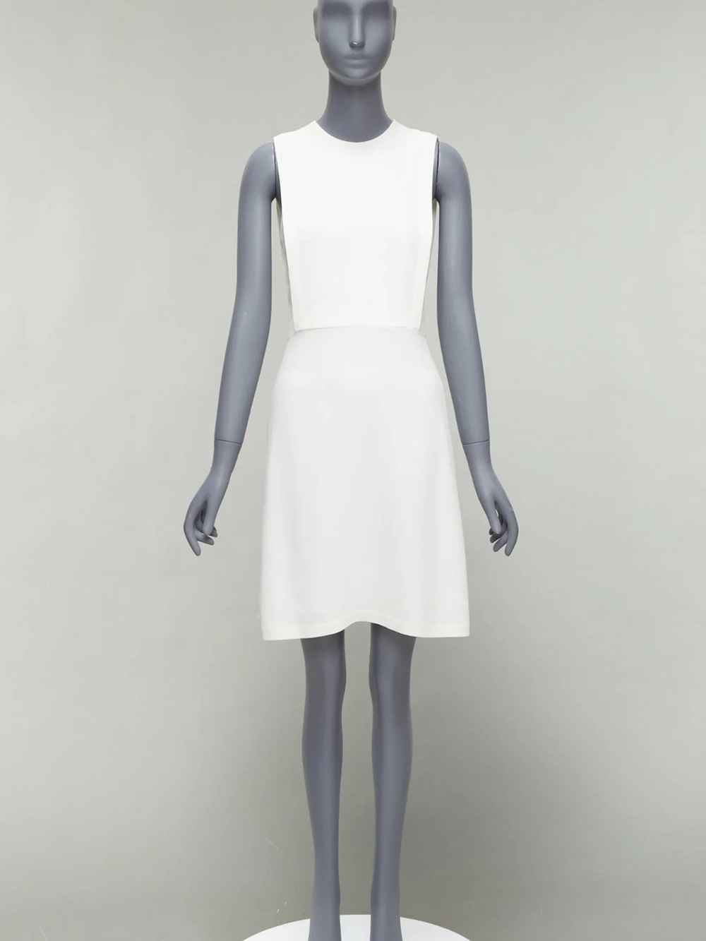 Classic Theory Sleeveless White Dress - Timeless Women's Dress